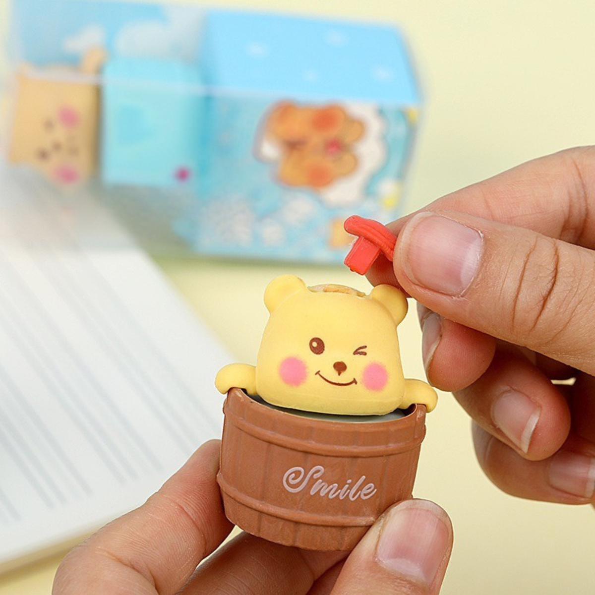 Cute Bear Shaped Eraser - Tinyminymo