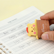 Yellow Color Bear Eraser - Tinyminymo