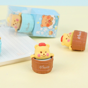 Cute Bear in a Bath Tub Eraser - Tinyminymo