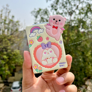 Kawaii Bear Pocket Mirror - Tinyminymo