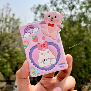 Kawaii Bear Pocket Mirror - Tinyminymo