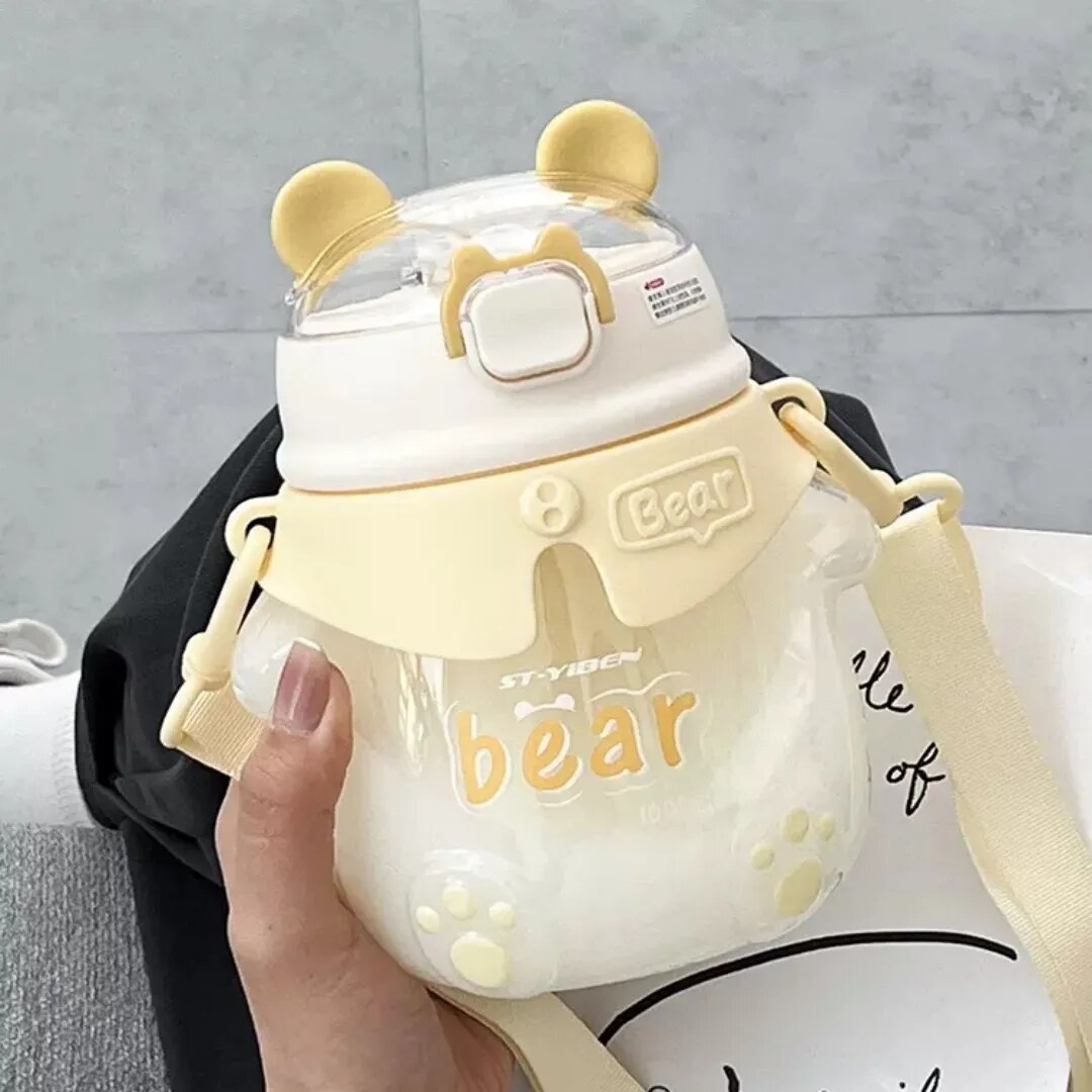 Kawaii Bear Sipper Bottle - Tinyminymo