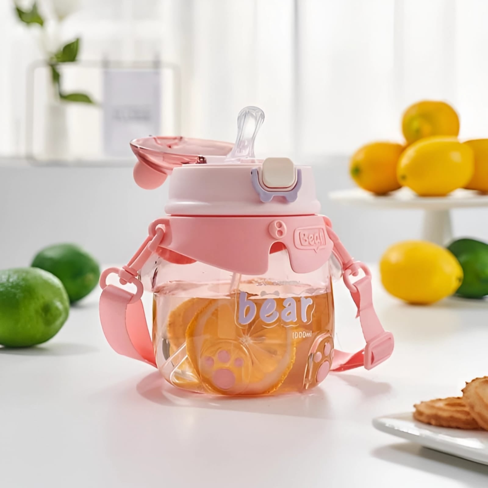 Kawaii Bear Sipper Bottle - Tinyminymo
