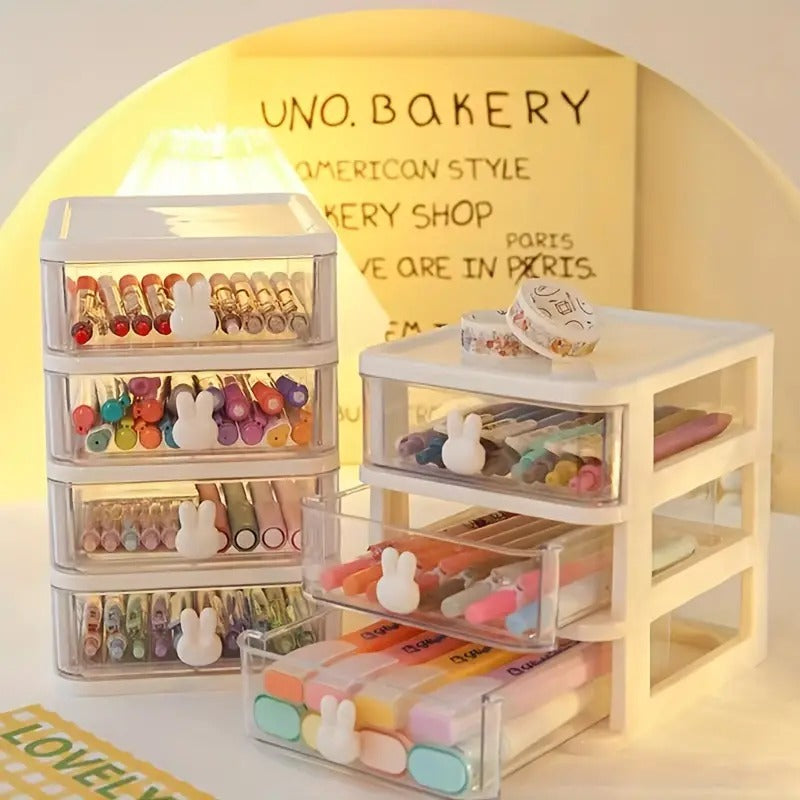 Kawaii Bunny Desk Organiser - Tinyminymo