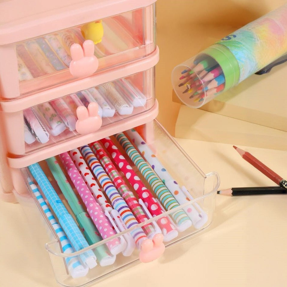 Kawaii Bunny Desk Organiser - Tinyminymo