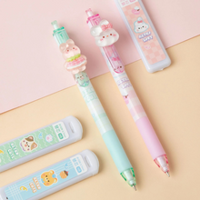 Load image into Gallery viewer, Two Kawaii Bunny Mechanical Pencil on a Pink and Beige background - Tinyminymo
