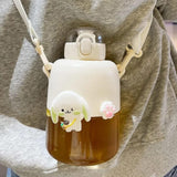 Kawaii Bunny and Bear Sipper Bottle