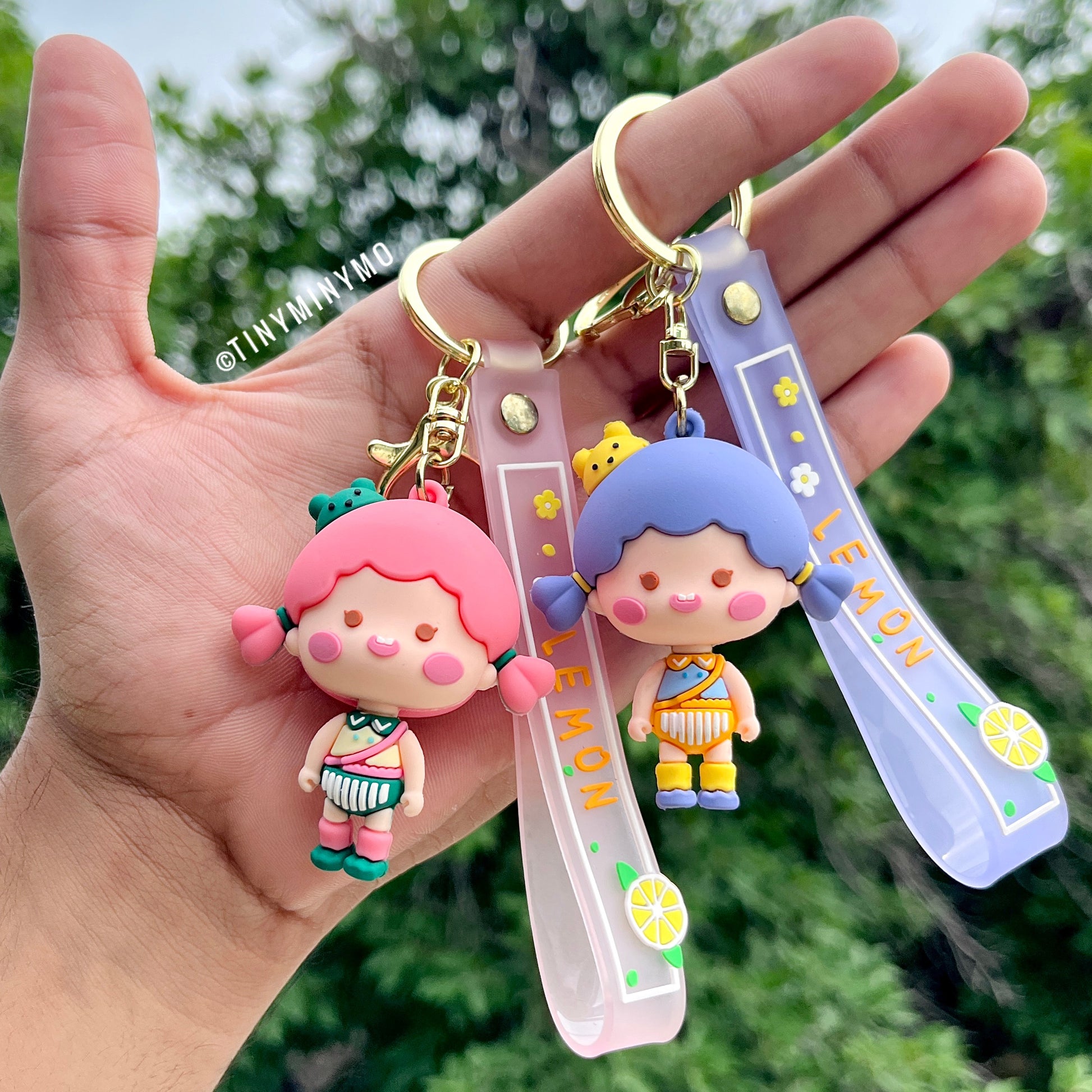 Kawaii Girl 3D Keychain - Tinyminymo