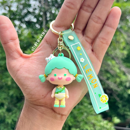 Kawaii Girl 3D Keychain - Tinyminymo