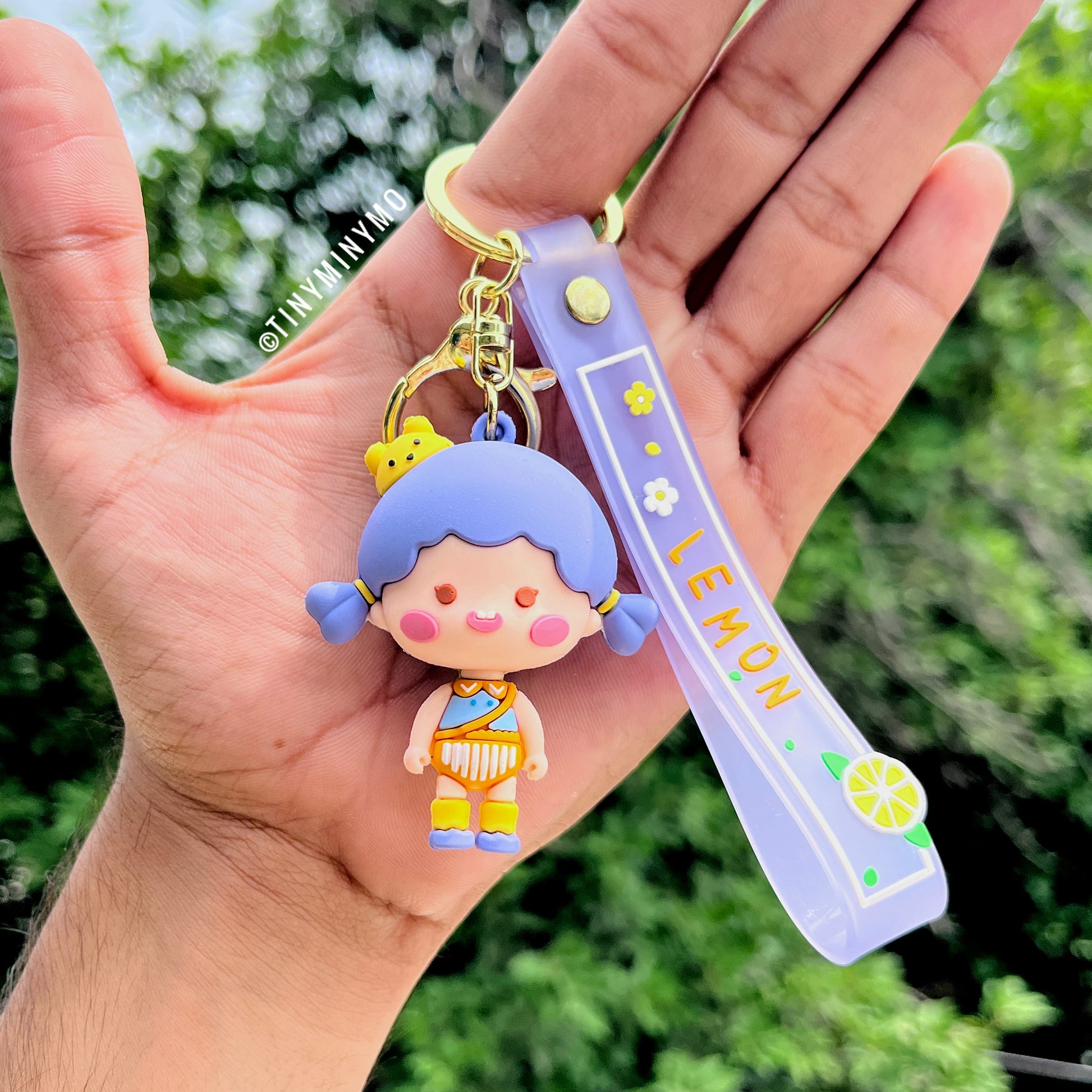 Kawaii Girl 3D Keychain - Tinyminymo