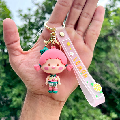 Kawaii Girl 3D Keychain - Tinyminymo