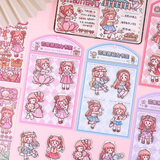 Kawaii Girl Magnetic Bookmark