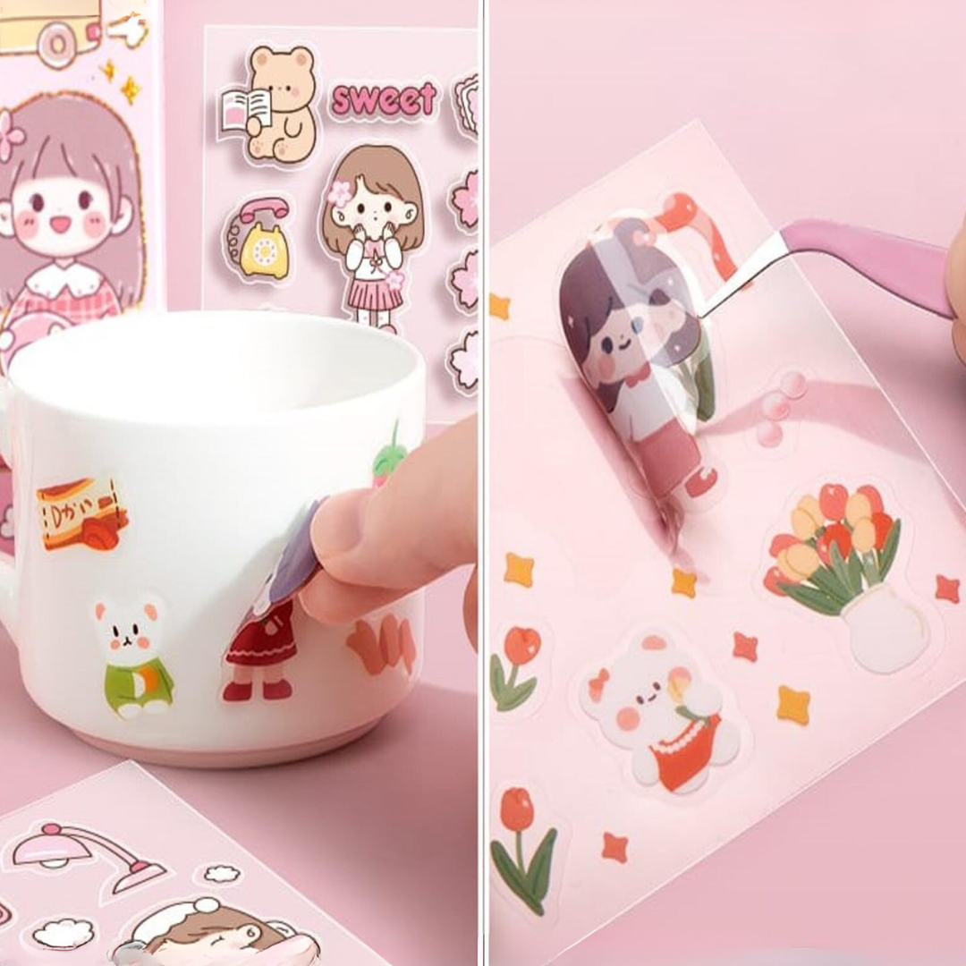Kawaii Girl Magnetic Bookmark - Tinyminymo