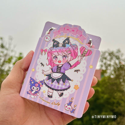 Kawaii Girl Mini Clip Pad - Tinyminymo