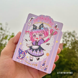 Kawaii Girl Mini Clip Pad - Tinyminymo