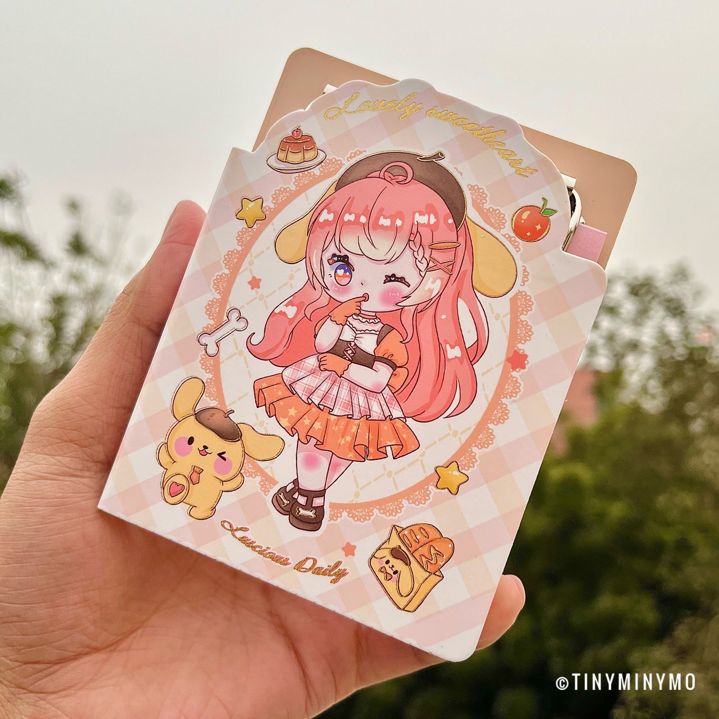 Kawaii Girl Mini Clip Pad - Tinyminymo