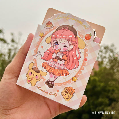 Kawaii Girl Mini Clip Pad - Tinyminymo