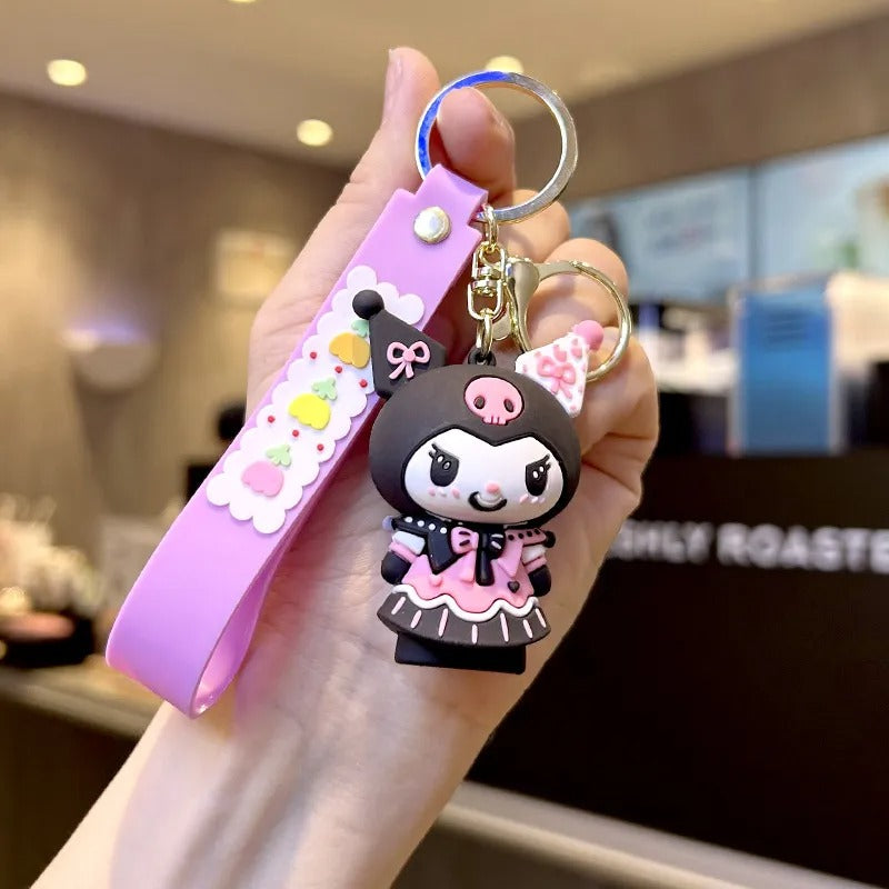 Kawaii Kuromi 3D Keychain - Tinyminymo
