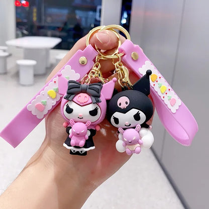 Kawaii Kuromi 3D Keychain - Tinyminymo