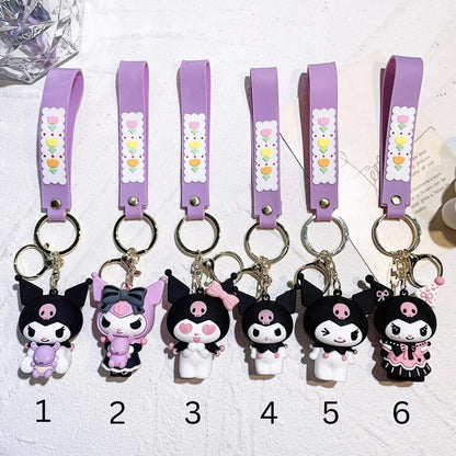 Kawaii Kuromi 3D Keychain - Tinyminymo