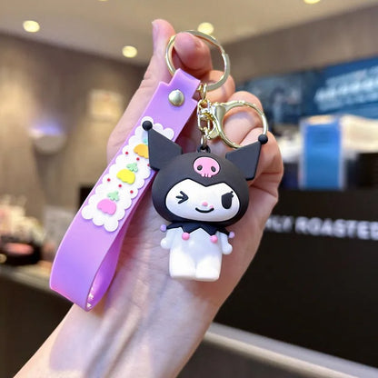 Kawaii Kuromi 3D Keychain - Tinyminymo