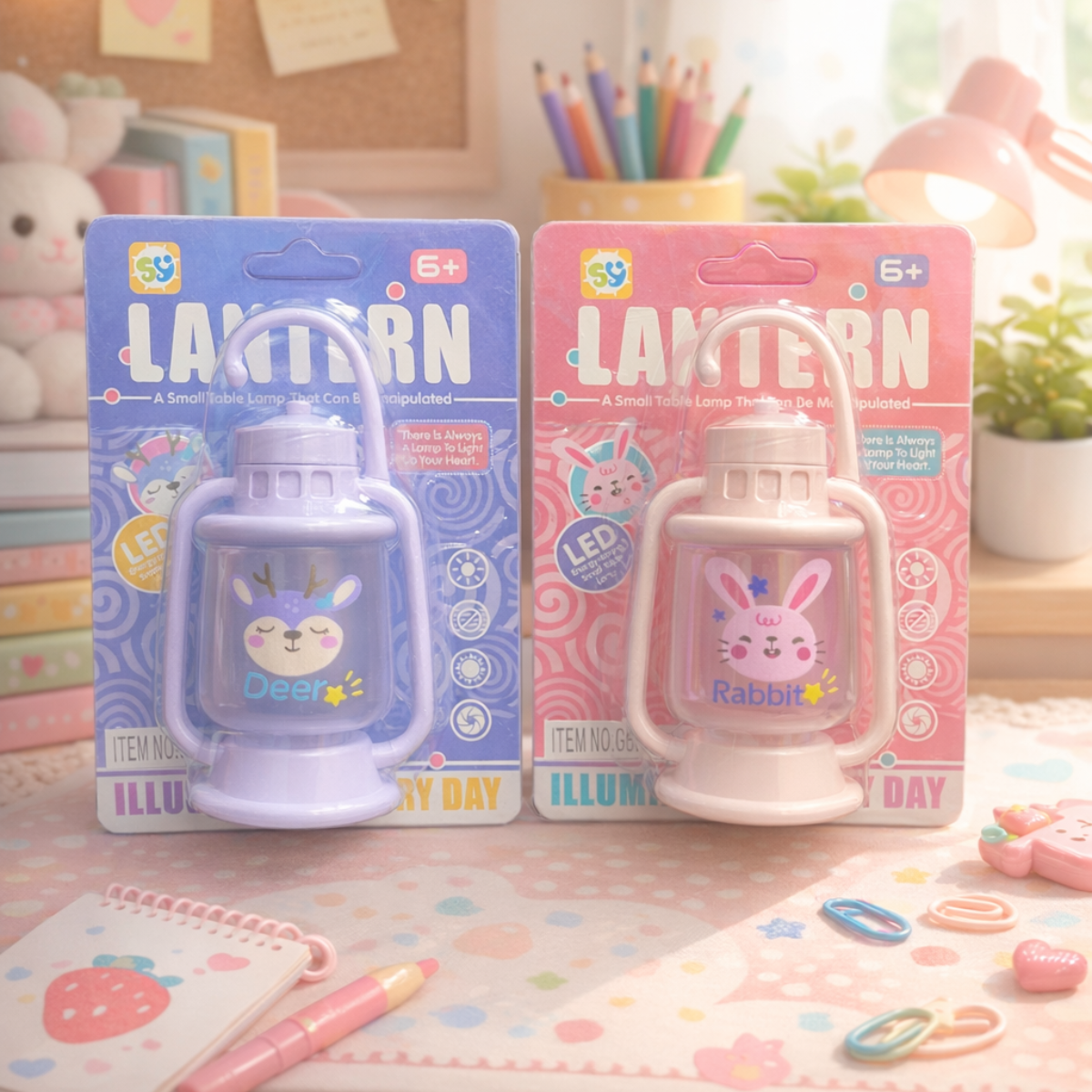 Deer and Rabbit Lantern Lamps - Tinyminymo