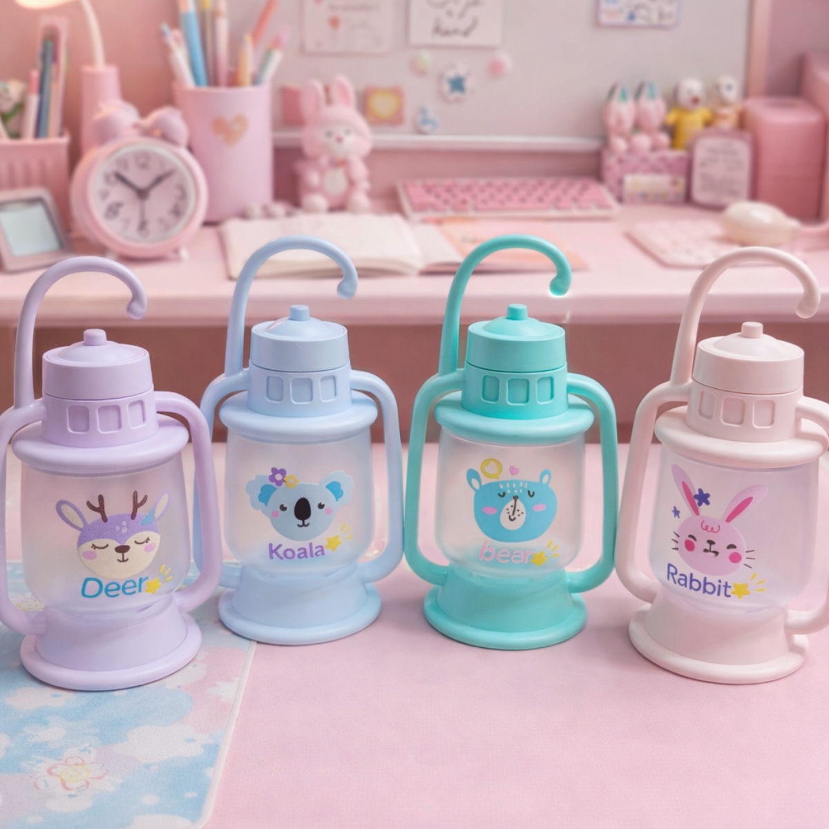 Four Colorful Mini Lamps - Tinyminymo