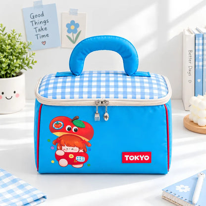 Blue Color Lunch Bag - Tinyminymo