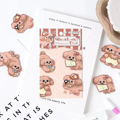 Cute Puppy Design Magnetic Bookmark - Tinyminymo