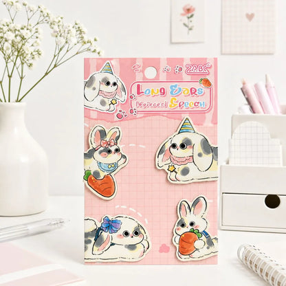 Cute Bunny Design Magnetic Bookmark - Tinyminymo