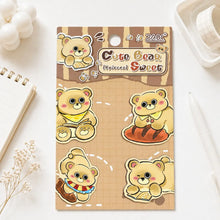 Load image into Gallery viewer, Bear themed Magnetic Bookmark - Tinyminymo 
