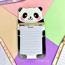 Load image into Gallery viewer, Cute Panda - Kawaii Magnetic Notepad with Pencil - Tinyminymo
