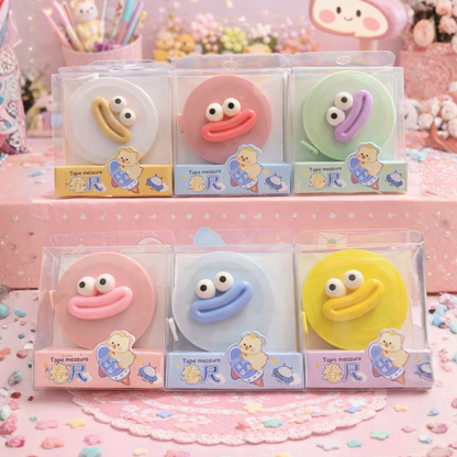 Set of Colorful Cartoon Style Tape Measures in Box Packaging - Tinyminymo