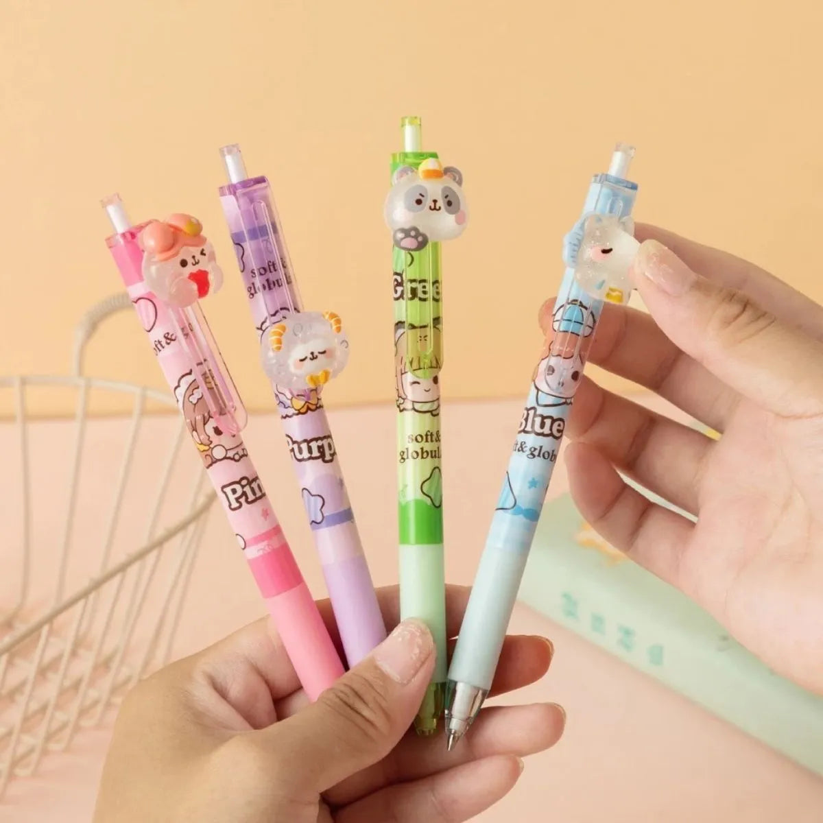 Four Mechanical Pencils with Animal designs - Tinyminymo