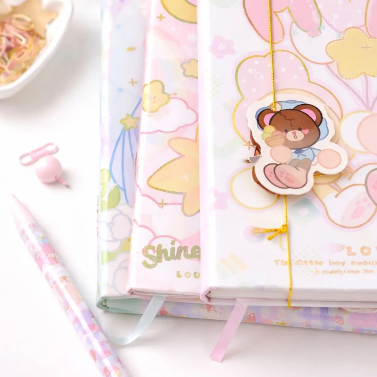 Bear Bookmark in Mini Diary - Tinyminymo