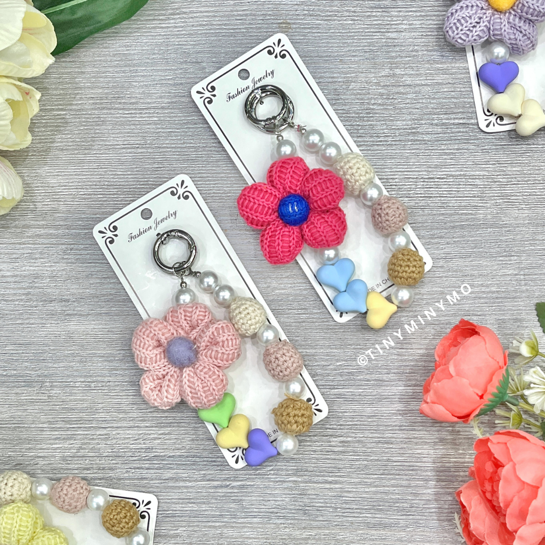 Colorful Flower Kawaii Mobile Charm - Tinyminymo