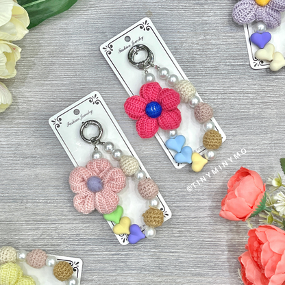 Colorful Flower Kawaii Mobile Charm - Tinyminymo