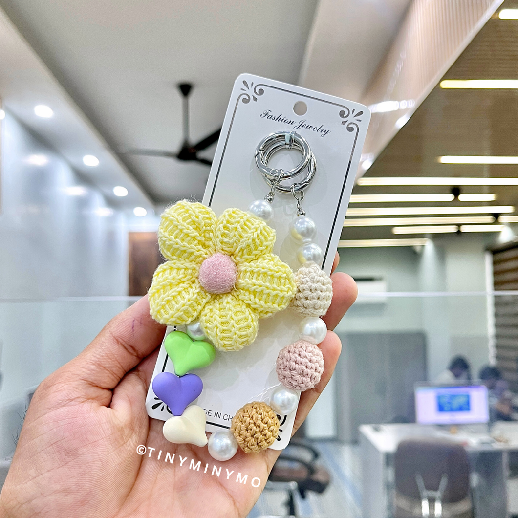 Yellow Kawaii Mobile Charm - Tinyminymo