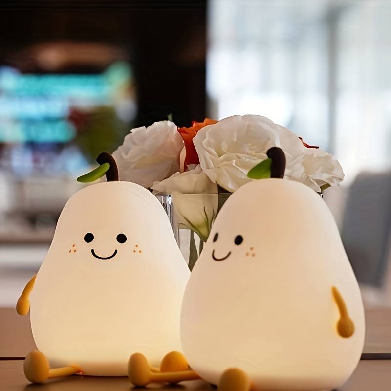 Kawaii Pear Mini Night Light - Tinyminymo