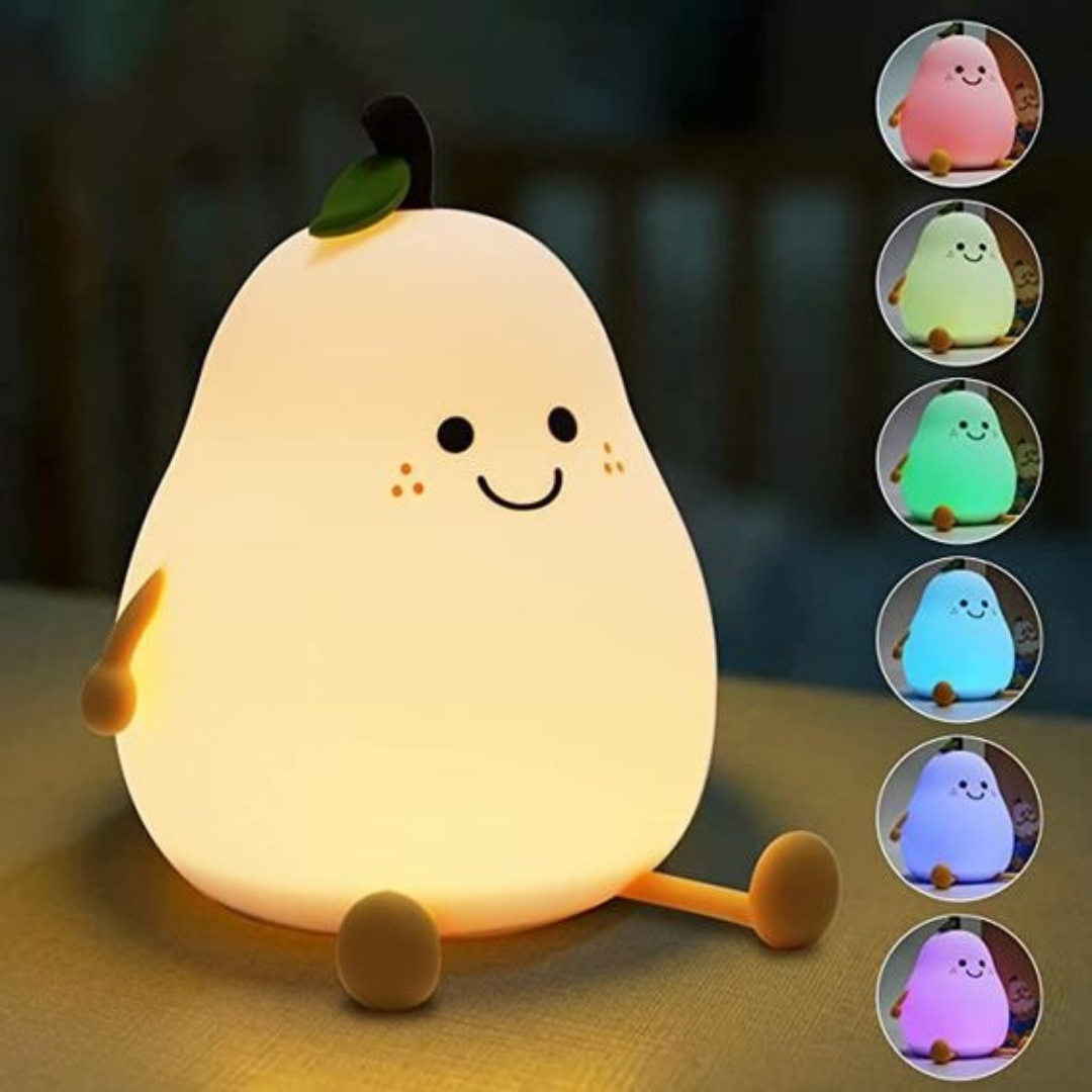 Kawaii Pear Mini Night Light - Tinyminymo