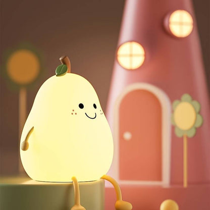Kawaii Pear Mini Night Light - Tinyminymo