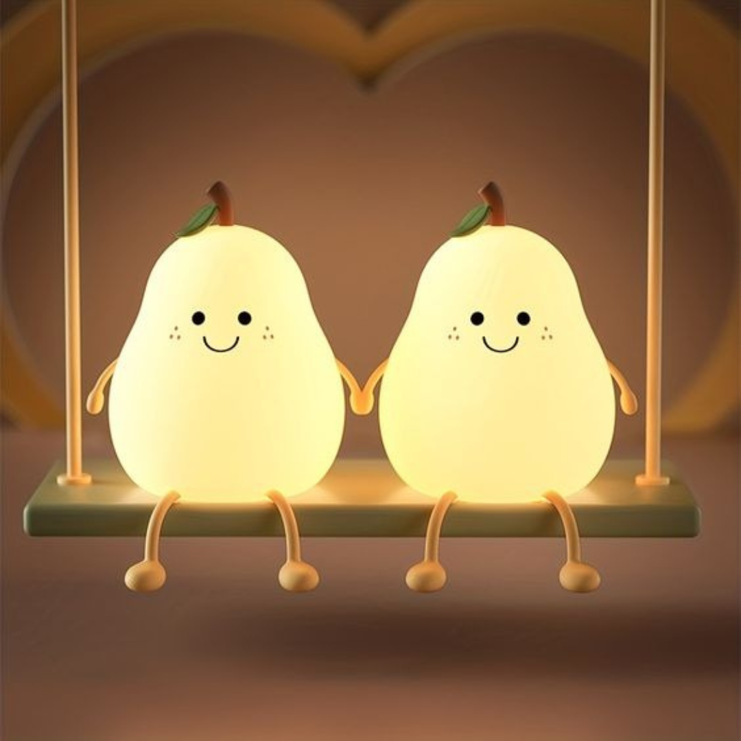 Kawaii Pear Mini Night Light - Tinyminymo