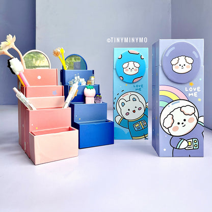 Kawaii Pencil Box cum Pen Stand - Tinyminymo