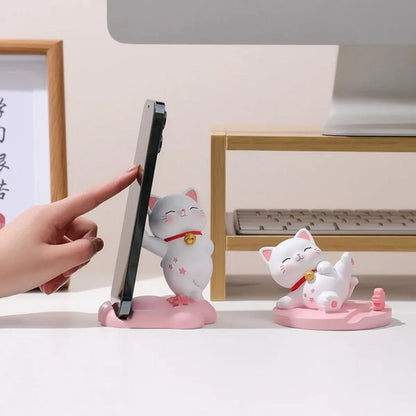 Two Sakura themed Kitty Phone Holders - Tinyminymo