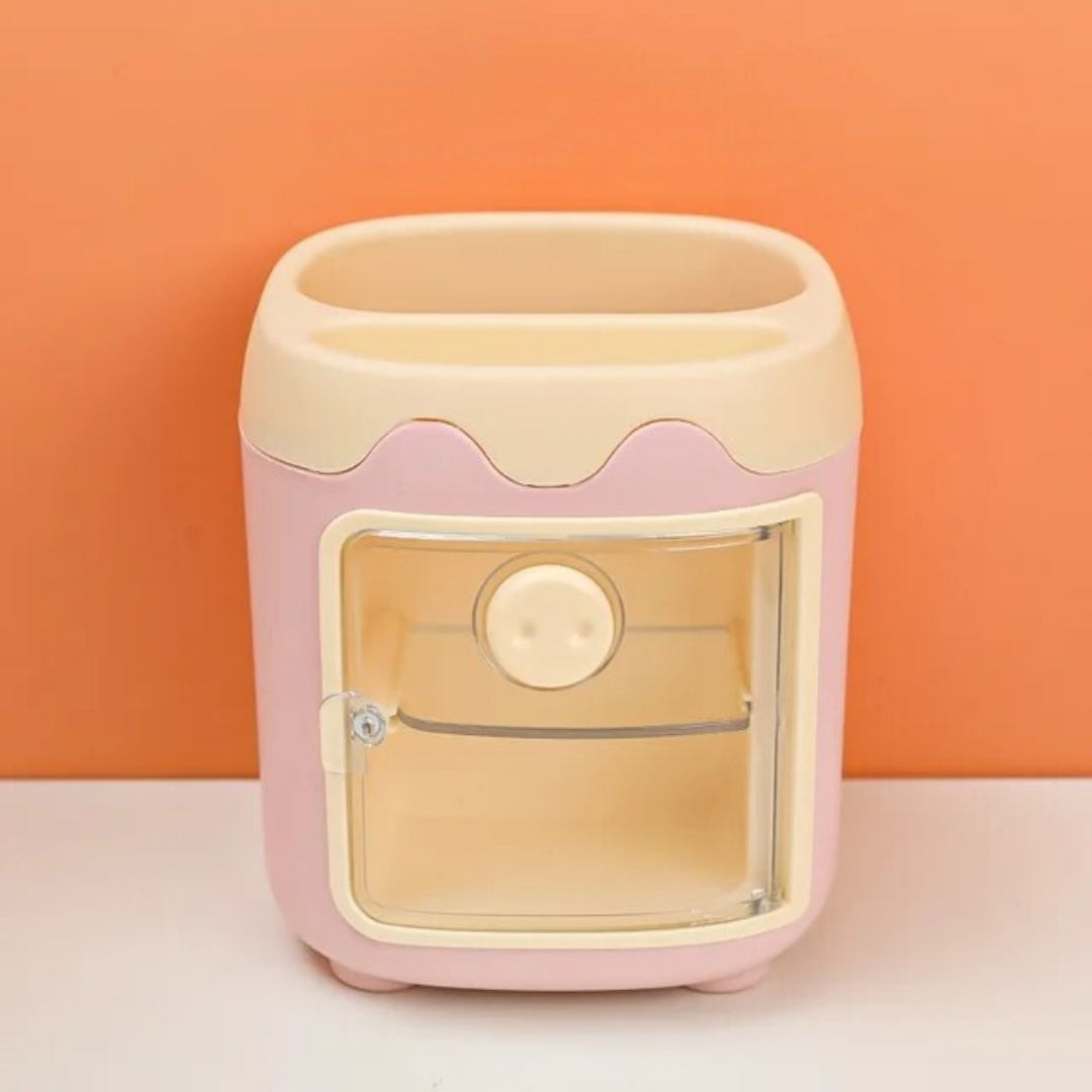 Kawaii Piggy Desk Organiser - Tinyminymo