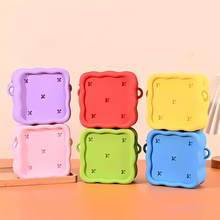 Load image into Gallery viewer, Backside of Kawaii Silicone Sling Bag on a Table - Tinyminymo
