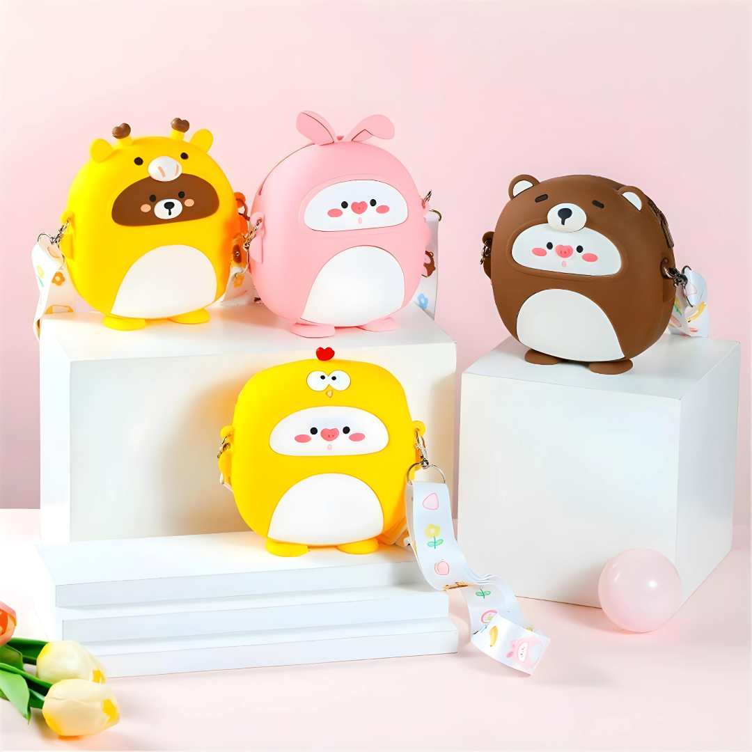 Kawaii Sling Bag with Accessories - Tinyminymo