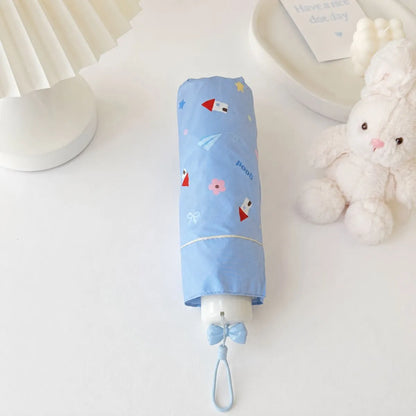 Blue Kawaii Small Umbrella - Tinyminymo