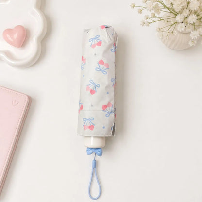 Blue Bow Print Umbrella - Tinyminymo