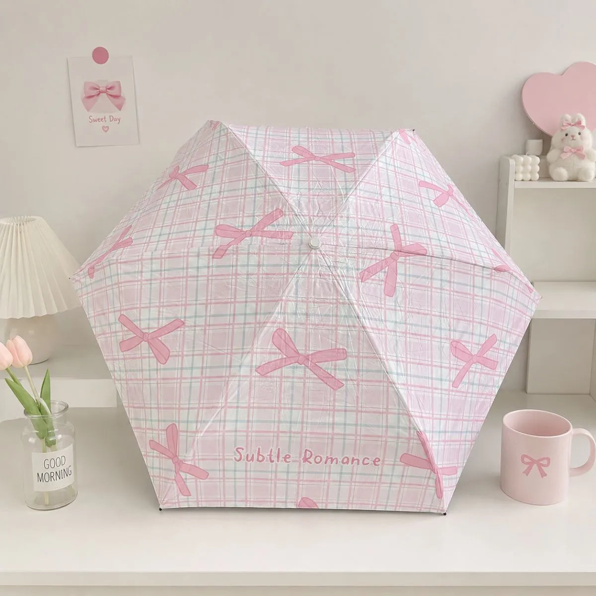 Pink Bow Umbrella - Tinyminymo